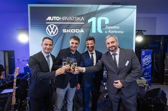 U Karlovcu obilježena proslava 10 godina zajedničke suradnje Auto Hrvatska Automobila sa markama Volkswagen i Škoda